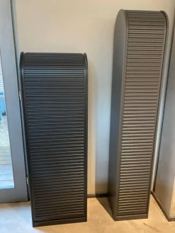 Rolladenschrank Adamer Außen Lack Black Schwarz Innen Lack Black Schwarz Struktur Ohne Grauen Schrank