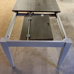 Romantica Esstisch Eiche Trüffel Gekalkt Mit Vier Stühlen Stoff Darwin Sand