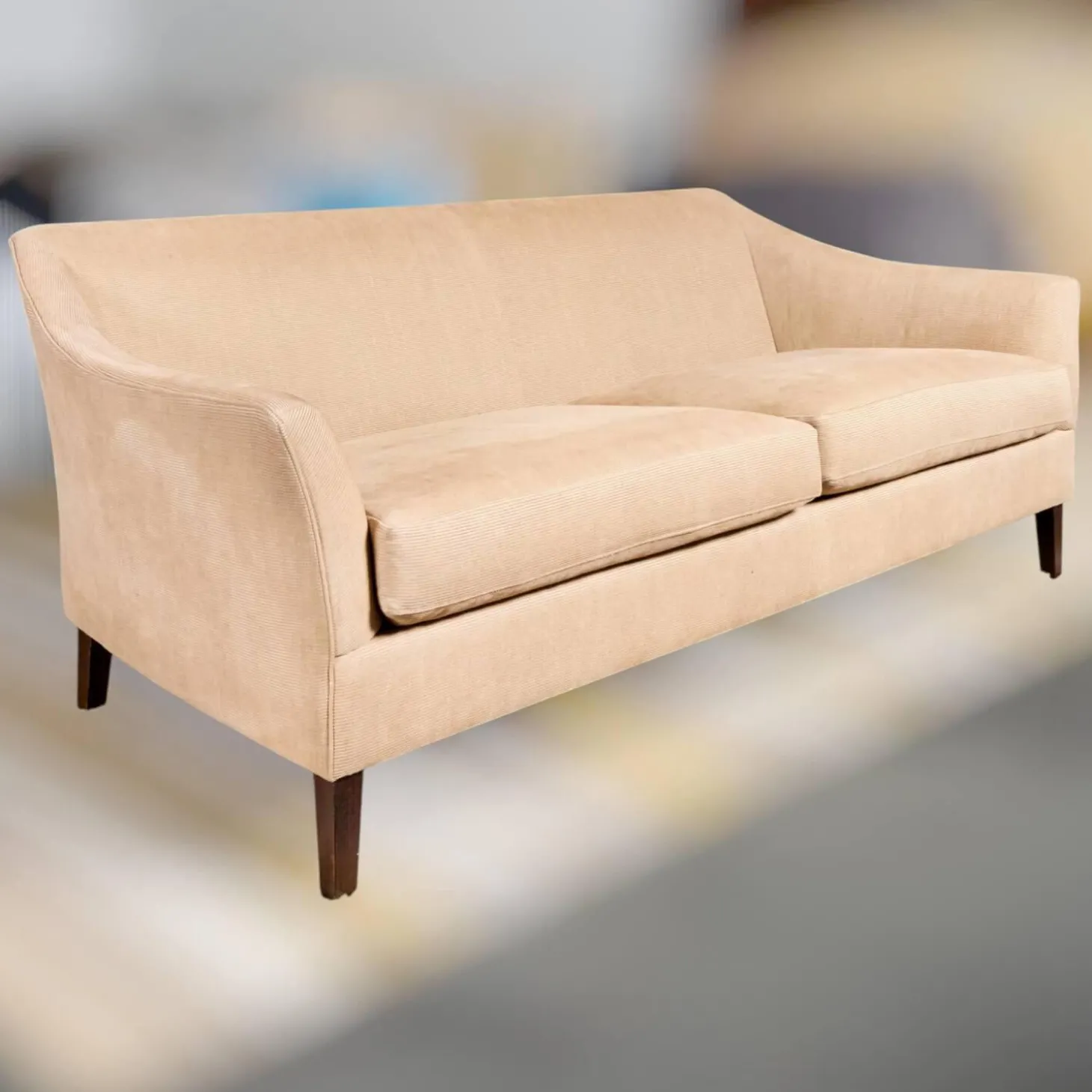 Saloni Sofa 2/80 Stoff Jack BW1638-121 Beige