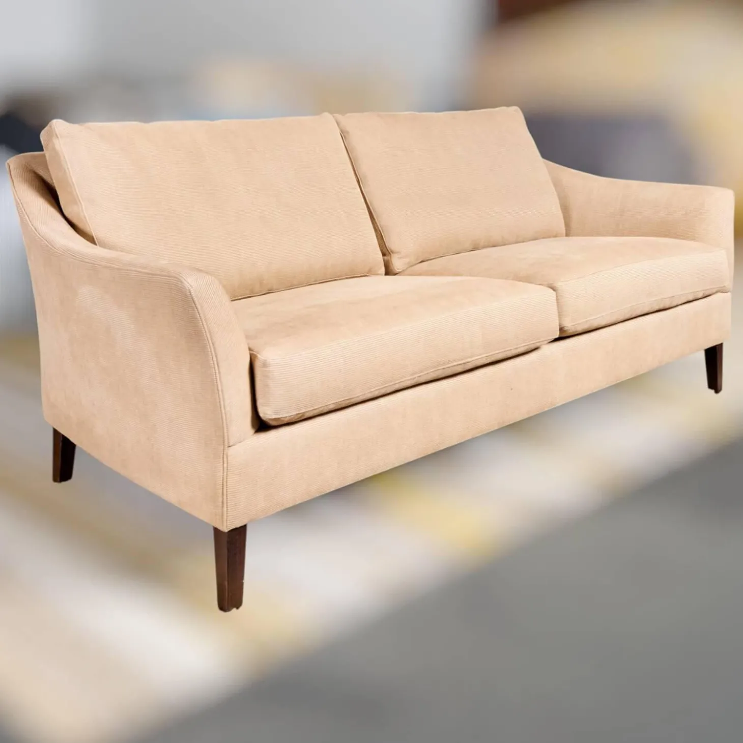 Saloni Sofa 2/80 Stoff Jack BW1638-121 Beige