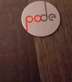 Salontisch Tripod Massivholz Eiche Pinegrey Gestell Grau Lackiert