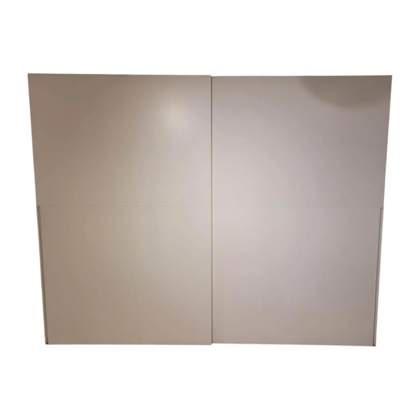 Schiebetürenschrank 0500 Echtlack Matt Bianco Grau Inklusive Innenbeleuchtung Mit Bewegungssensor