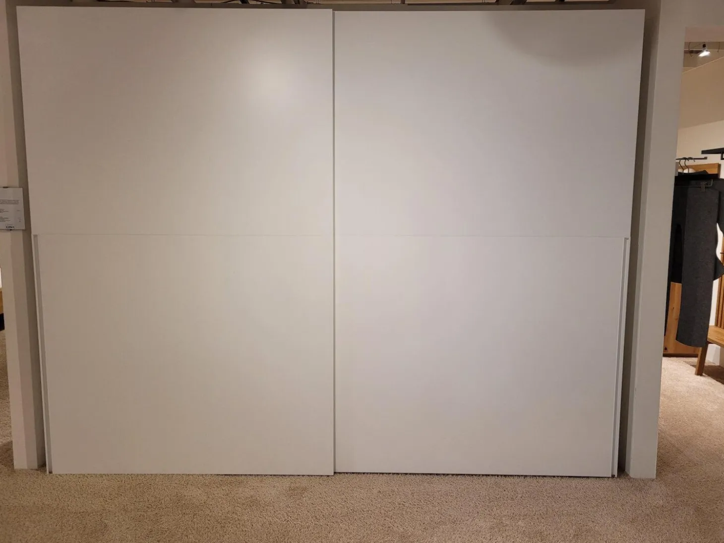 Schiebetürenschrank 0500 Echtlack Matt Bianco Grau Inklusive Innenbeleuchtung Mit Bewegungssensor