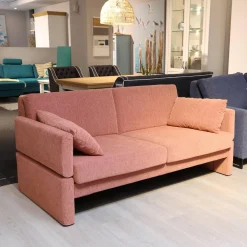 Schlafsofa Cara Deluxe 48416 Stoff 2065 0050 Rot Abziehbar
