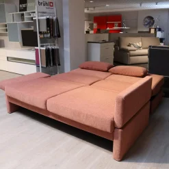 Schlafsofa Cara Deluxe 48416 Stoff 2065 0050 Rot Abziehbar