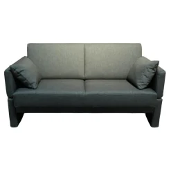 Schlafsofa Cara Stoff 2467 0035 Grau Armlehnen Abziehbar Fest Bezogen