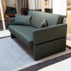 Schlafsofa Cara Stoff 2467 0035 Grau Armlehnen Abziehbar Fest Bezogen