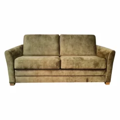 Schlafsofa Natura Lakeville Stoff 2 6862 Grün Füße Holz Eiche Natur Inklusive Matratze