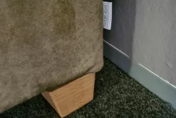 Schlafsofa Natura Lakeville Stoff 2 6862 Grün Füße Holz Eiche Natur Inklusive Matratze