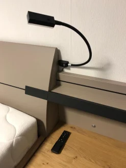 Schlafzimmer Cordoba Balkeneiche Echtholz Furniert Absetzung Taupe