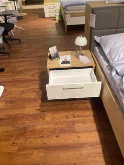 Schlafzimmer Studioline Bett Bezug Kunstleder Elephant Grau Rahmengestell Furnier Ohne Matratze Ohne Lattenrost Inklusive Schiebetürenschrank Und Kosolen