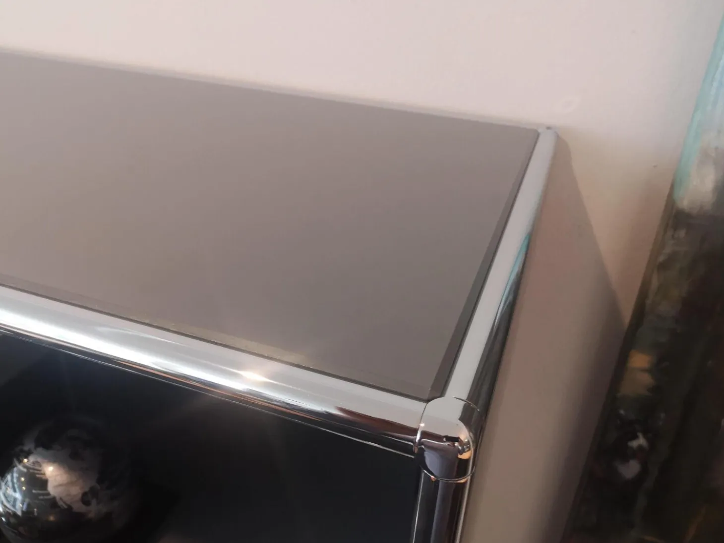 Schrank 4 Oh Lack Vulkangrau Gestell Stahl Mit Office Griff