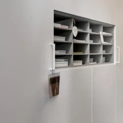 Schrank Giardo Drehtür Decor Grau Regaleinsatz Merino Grau Inklusive Rückwand