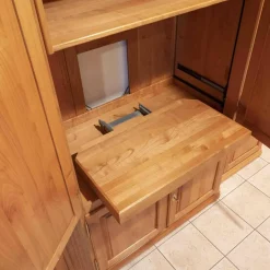 Schrank Mailand Europäische Kirsche Seidenglanz Lackiert