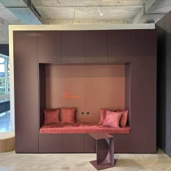 Schrankwand Collect Plus Korpus Lack M41 Rot Burgund Paneel Lack M42 Malve Rot Ohne Polster