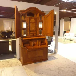 Schreibschrank Rosatea Nussbaum Mahagoni Myrte