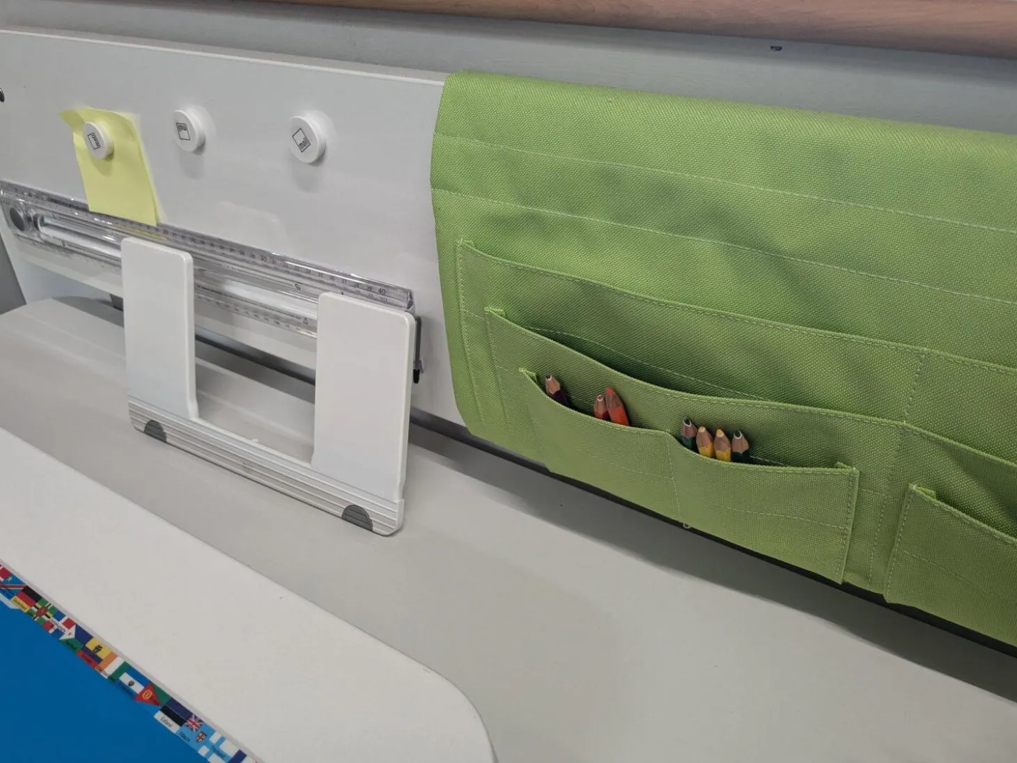 Schreibtisch Champion Left up Weiß Lackiert