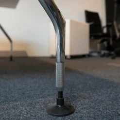 Schreibtisch Doppelarbeitsplatz Melamin Soft Light Stoff Plano Orange