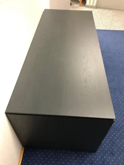 Schreibtisch HO 200 Eiche Anthrazit Mit Wangenfüßen