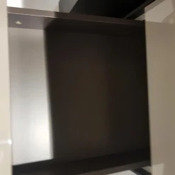 Schreibtisch Kara Frame Platte Und Gestell Eiche Graphit Anthrazit Furniert Inklusive Rollcontainer Lack Platingrau