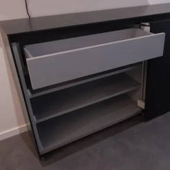 Schuhsideboard Plain Lack 37 Schieferschwarz