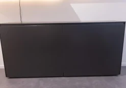 Schuhsideboard Plain Lack 37 Schieferschwarz