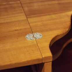 Sekretär Kirschbaum Griffe Metall Glänzend