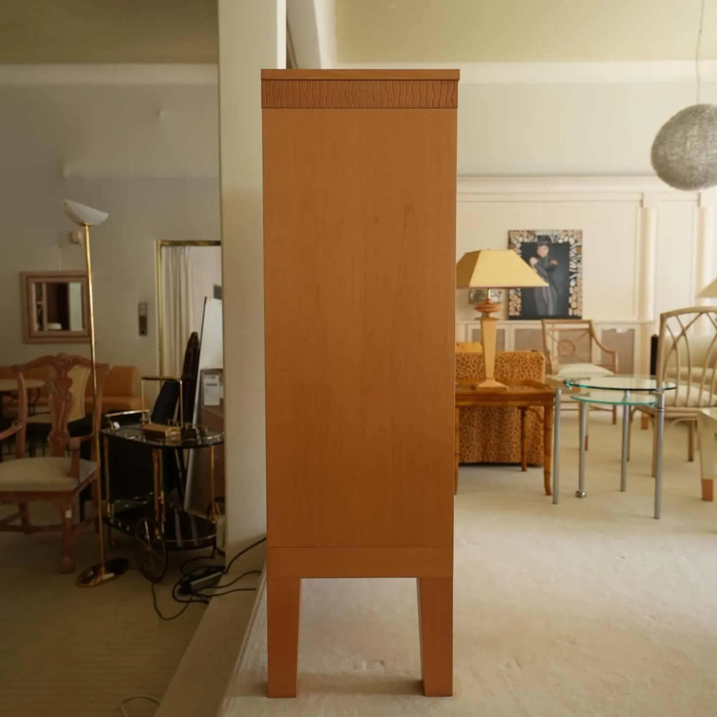 Sekretär SSA Holz Ahorn mit 2 Türen