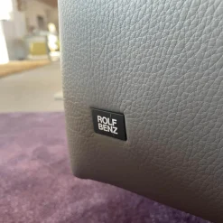 Sessel 572 Leder 38.101 Steingrau Mit Verstellfunktion