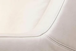 Sessel 5200 Leder Beige Mit Hocker