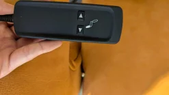 Sessel 7721 Leder Buffalo 33 Ocker Braun Sternfuß Anthrazit