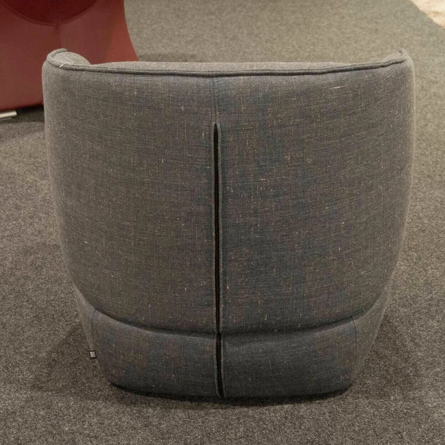 Sessel 384-16 Stoff 05.218 Dunkelblau Fuß Kunststoffgleiter