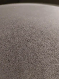 Sessel 9061 Stoff Belvetara 33 Asphalt Grau Tellerfuß Anthrazit