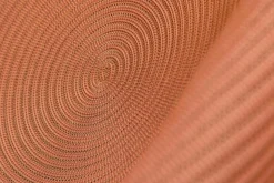 Sessel Afra Stoff Arancio Terracotta Orange Gestell Stahl AISI 316/304 Gleiter Kunststoff