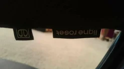 Sessel Anneau Leder U Oregon Brun Braun Gestell Schwarz mit Hocker