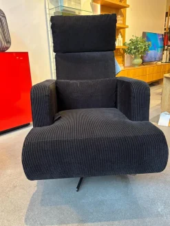 Sessel Aoyama 75002 Stoff 4490 99 Schwarz Sternfuß Drehbar Schwarz Matt Mit Neigungsverstellung