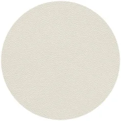 Sessel Aura M Leder Cori 53 Off White Weiß Gestell Signature Holz Schwarz Inklusive Hocker