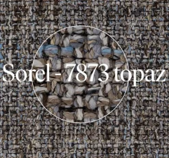 Sessel Bao Klein 227 10 C Innen Stoff Sorell 7873 Topaz Rücken Leder Rodeo Soft Schokoladenbraun Füße Buche Schwarz Lackiert