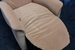 Sessel Bellania Stoff Bellavista Camel mit Manueller Relaxfunktion