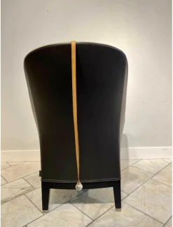 Sessel Bergére Stoff Pelle G Beige Gestell Buchenholz