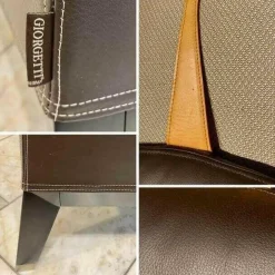 Sessel Bergére Stoff Pelle G Beige Gestell Buchenholz