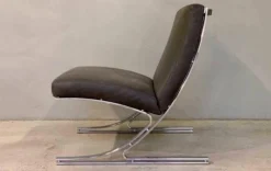 Sessel Berlin Chair OT 140-10 Leder Vintage PG 65 Cigarr 1410