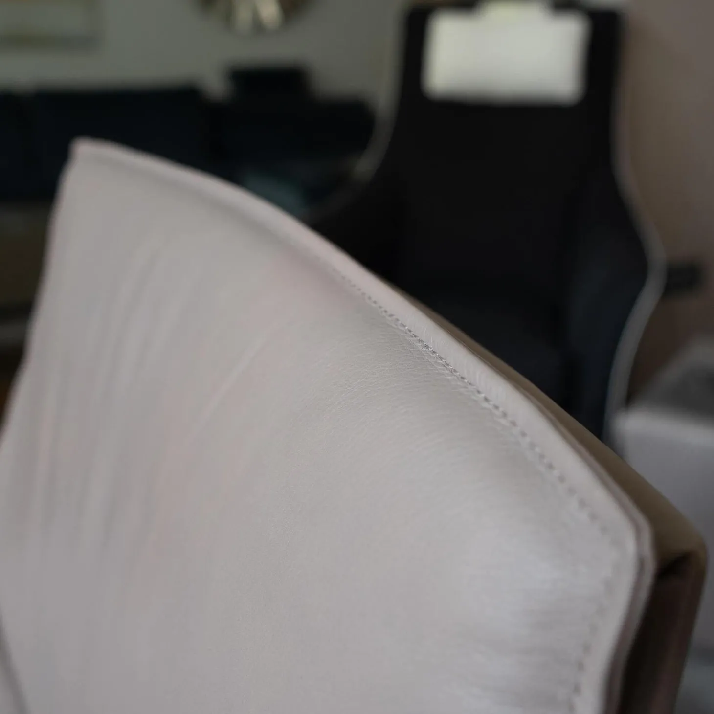 Sessel Bond Leder III Space Achat Beige Grau