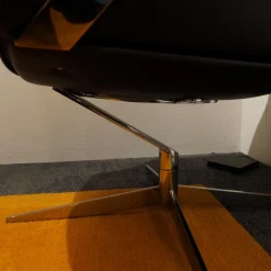 Sessel Bond Leder Space Schiefer Grau Drehbar