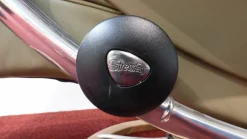 Sessel Capri S Leder Grün Paloma Signature mit Hocker