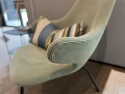 Sessel Catch Lounge Bezug Stoff Linara 249 Gestell Stahlrohr Pulverbeschichtet Schwarz