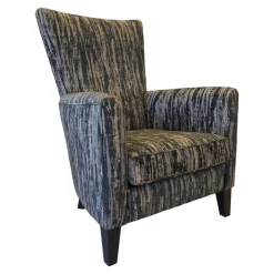 Sessel Contessa BW 110 1000 Jab 9 2366 050 Graublau Massivholzgestell Schwarz