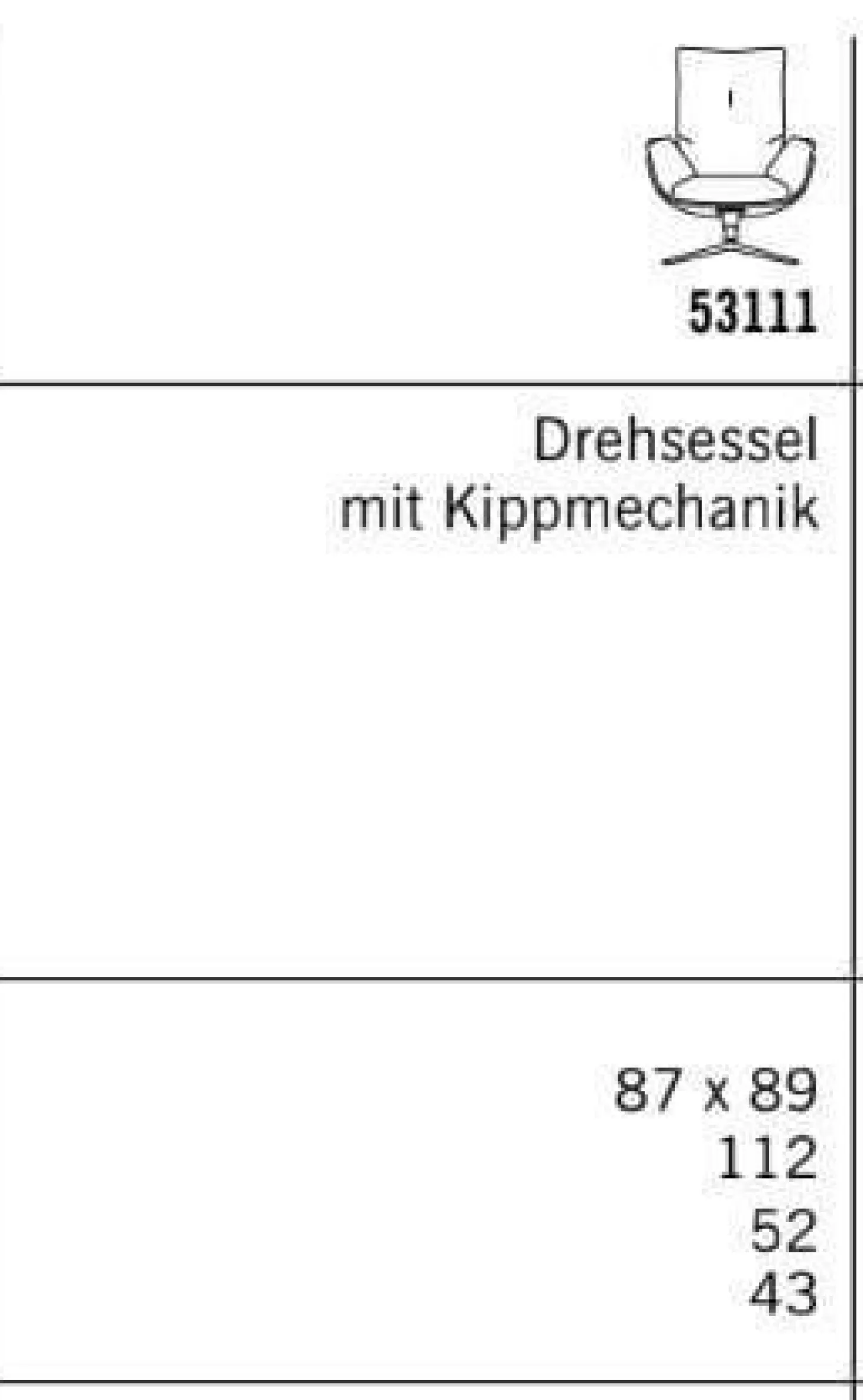 Sessel Cordia Lounge Korpus 286 Leder Schwarz Sitz Stoff 9131 Anthrazit mit Hocker