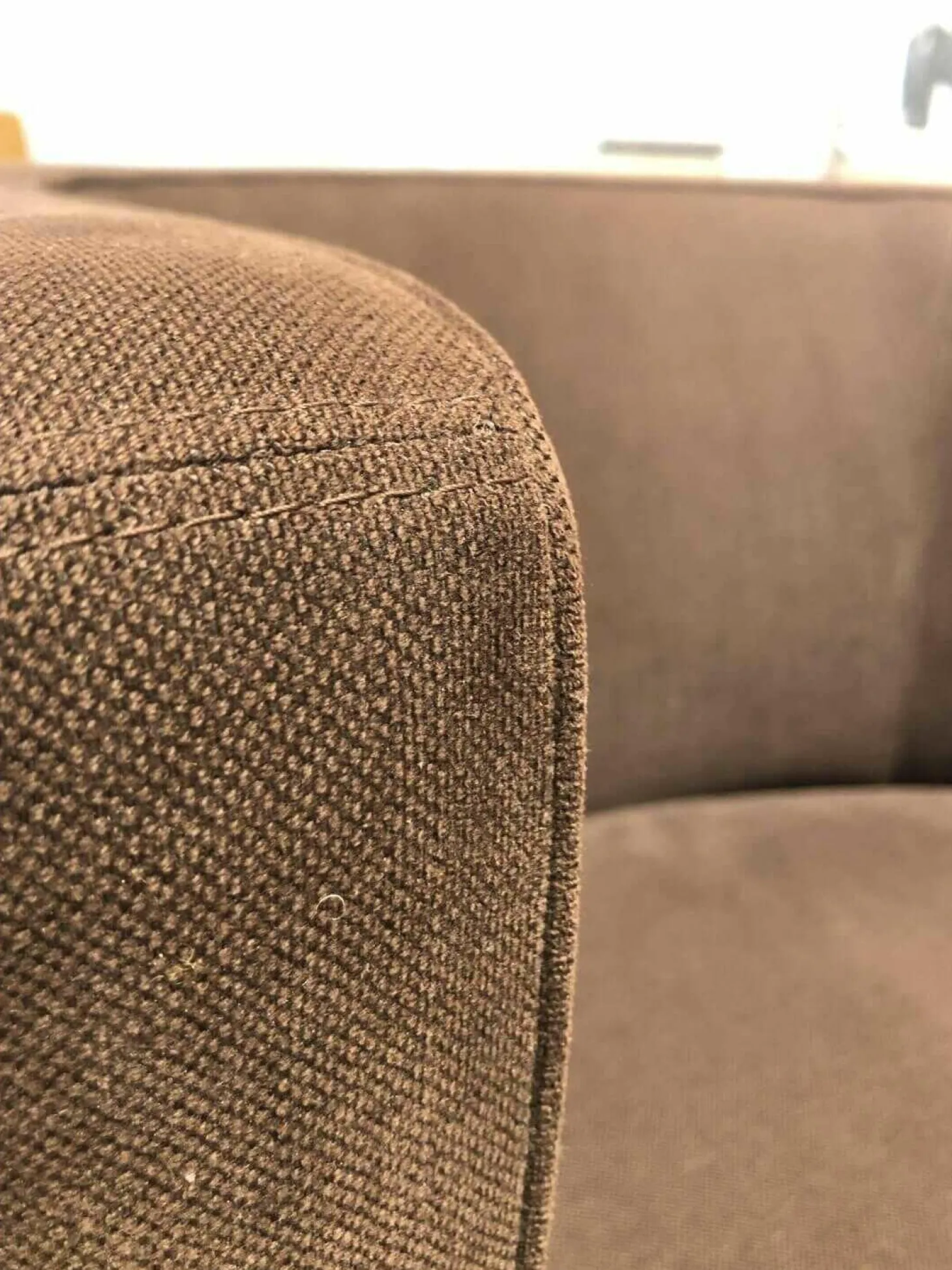 Sessel Corso Stoff PG 1 Braun auf Rollen