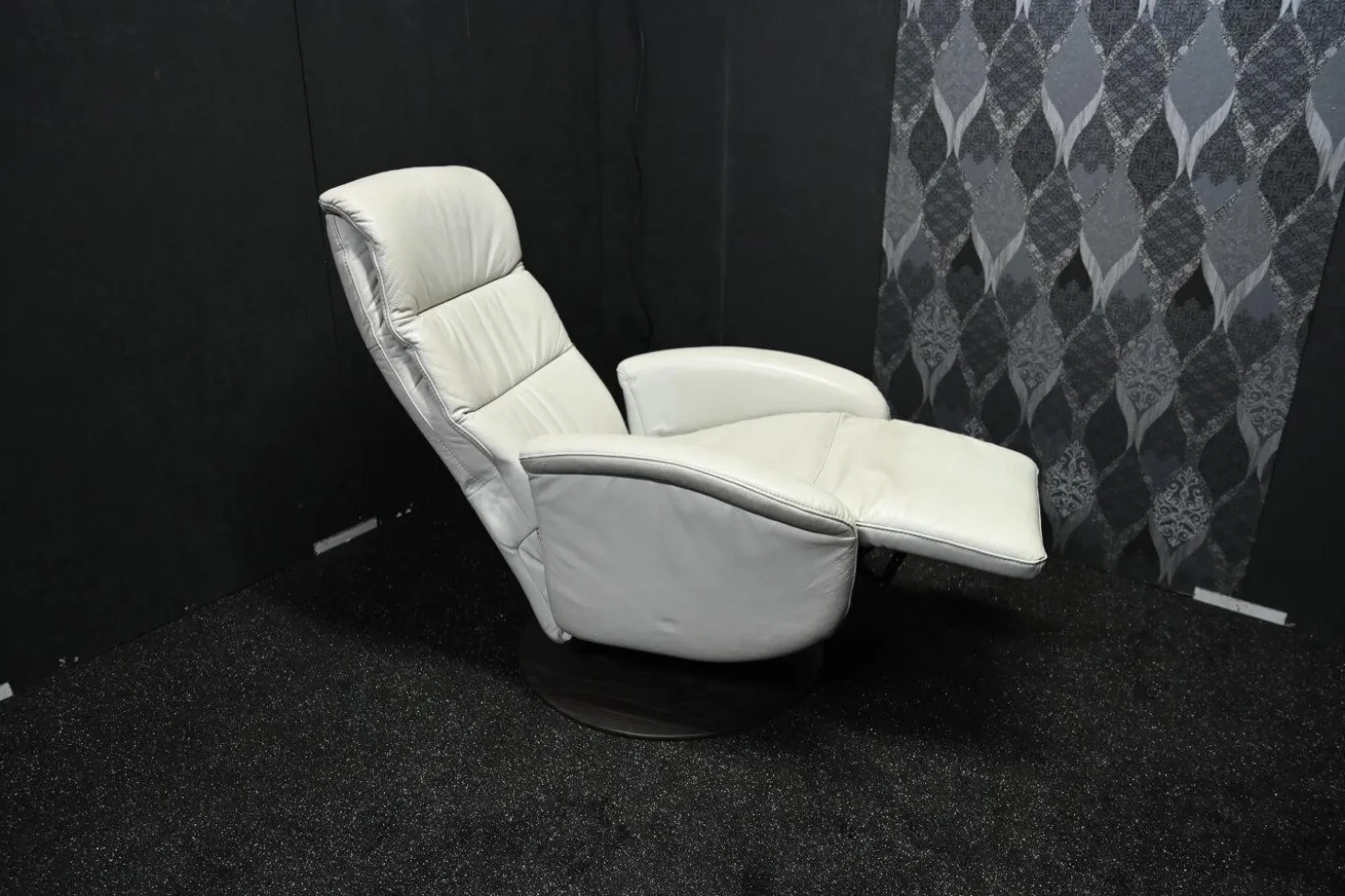 Sessel Cosimo Comfort Lux Leder Rancho Stone mit Manueller Relaxfunktion